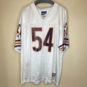 Mens adidas jersey #54 Urlacher white size 2X
